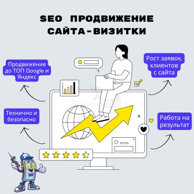 Услуга SEO продвижение сайта-визитки - купить в Караишево
